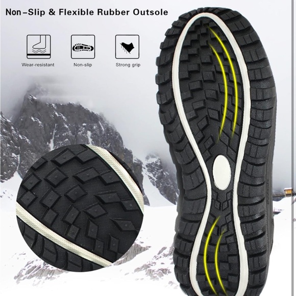 ROCKMARK Men's Winter Snow Boots Outdoor - Picture 3 of 4